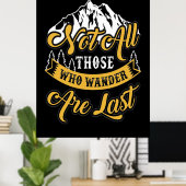 歩き回る人々をハイキングする ポスター (ホームオフィス)