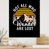 歩き回る者が全員ハイキングをするとは限失ったらない ポスター (キッチン)