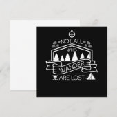 歩き回る者が全員ハイキングをするとは限失ったらない 招待状 (正面/裏面)