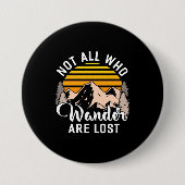 歩き回る者が全員ハイキングをするとは限失ったらない 缶バッジ (正面)