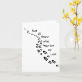 歩き回る者が全員大騒ぎ失っただ カード (黄色い花)