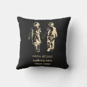 歩くお互いのホーム感動的引用文 アウトドアクッション (裏面)