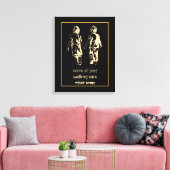 歩くお互いのホーム感動的引用文 キャンバスプリント (インサイチュ (リビング))