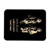 歩くお互いのホーム感動的引用文 マグネット (横)