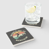 歩くが主流すぎる ストーンコースター (横)