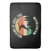 歩くが主流すぎる バスマット (正面縦)