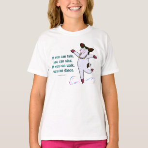 歩くことができれば踊ることができます Tシャツ