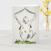 歩くこと カード (黄色い花)