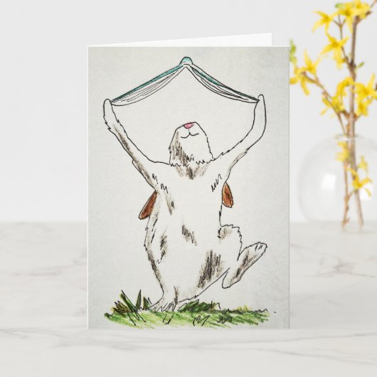 歩くこと カード (黄色い花)