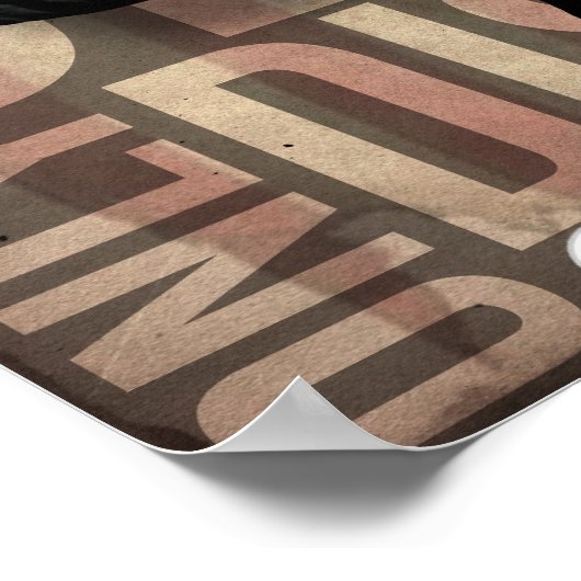 歩くとゾンビ ポスター (角)