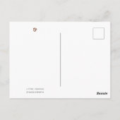 歩くとビッグフットサスカッチ – 私は知っている ポストカード (裏面)