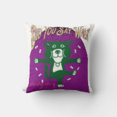 歩くと言った？おもしろい犬装飾用クッション クッション (正面)