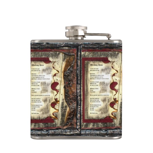 歩くのみ フラスク (裏面)