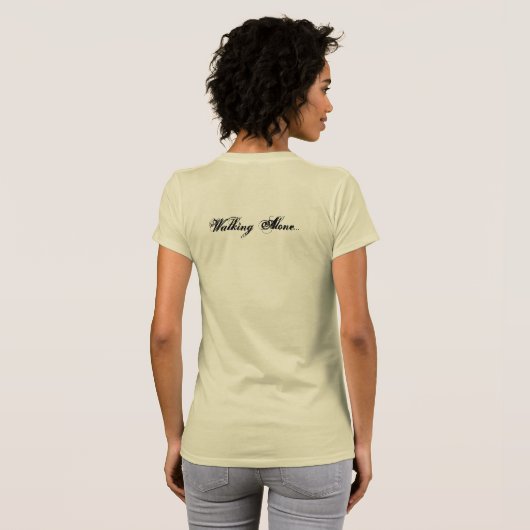 歩くのみ Tシャツ (裏面フル)