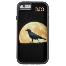 歩くのカラスおよびすごい満月 iPhone 13ケース