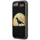歩くのカラスおよびすごい満月 Case-Mate iPhoneケース (裏面左)