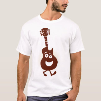 歩くのギター- BuildYourGuitar.comのTシャツ Tシャツ