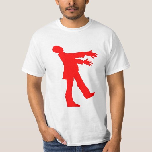 歩くのゾンビのTシャツ Tシャツ (正面)
