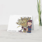 歩くの家のウクライナの民芸 シーズンカード (裏面)