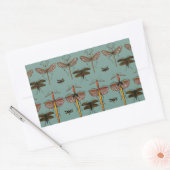 歩くの棒、カティディッドとトンボ 長方形シール (封筒)