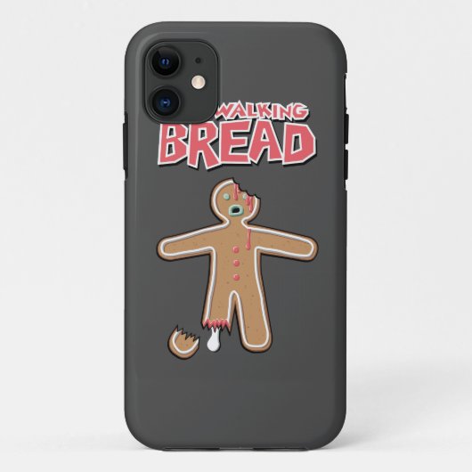 歩くの死んだジンジャーブレッドマンのiphoneの例 Case-Mate iPhoneケース (裏面)