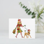 歩くの犬スタイル! ポストカード (スタンド正面)