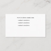 歩くの犬 名刺 (裏面)