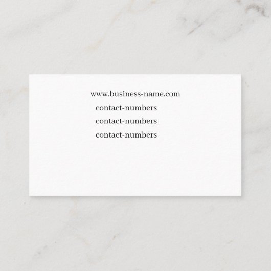 歩くの犬 名刺 (裏面)