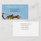 歩くの犬 名刺 (正面/裏面)