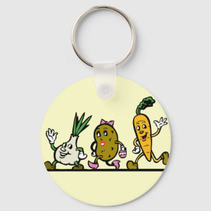 歩くの野菜! キーホルダー