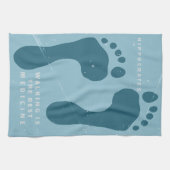 歩くは医学最高ののヒポクラテス引用文 キッチンタオル (横)