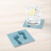 歩くは医学最高ののヒポクラテス引用文 スクエアペーパーコースター (インサイチュ)