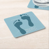 歩くは医学最高ののヒポクラテス引用文 スクエアペーパーコースター (アングル)