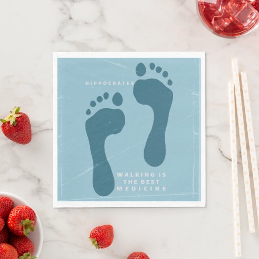 歩くは医学最高ののヒポクラテス引用文 スタンダードランチョンナプキン (インサイチュ)