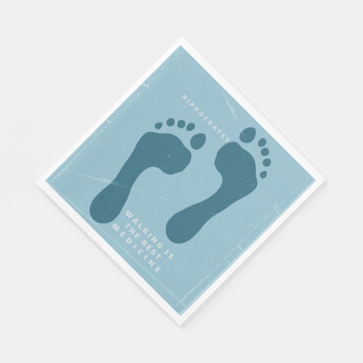 歩くは医学最高ののヒポクラテス引用文 スタンダードランチョンナプキン (角)