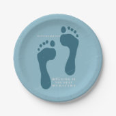 歩くは医学最高ののヒポクラテス引用文 ペーパープレート (正面)