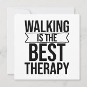 歩くは最高のセラピー引用文 招待状 (正面)