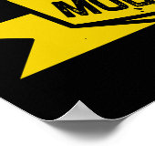 歩くは最高のモダンエクササイズ ポスター (角)