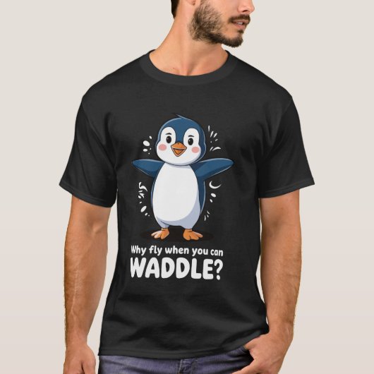 歩くよりよちよちペンギン Tシャツ (正面)