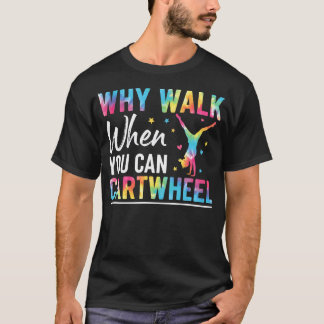 歩くより側転!体操 Tシャツ