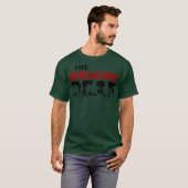 歩くろう者認識度手話 Tシャツ (正面フル)