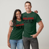 歩くろう者認識度手話 Tシャツ (ユニセックス)