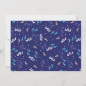 歩くを一緒に:アドベンチャーフットプリントのシルエット シーズンカード (正面)