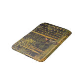 歩くアットフォレストエッジ(by Ferdinand Hodler) バスマット (アングル)