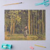 歩くアットフォレストエッジ(by Ferdinand Hodler) 薄葉紙 (クラフト)