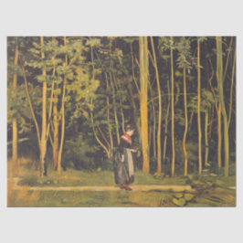 歩くアットフォレストエッジ(by Ferdinand Hodler) 薄葉紙