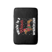 歩くインアウィーナーワンダーランドダおもしろいシュント バスマット (正面縦)