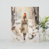 歩くインウィンターウッドランドスクラップブック紙 (スタンド正面)