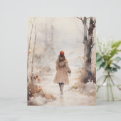 歩くインウィンターウッドランドスクラップブック紙 (スタンド正面)