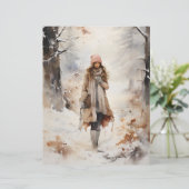 歩くインウィンターウッドランドスクラップブック紙 (スタンド正面)